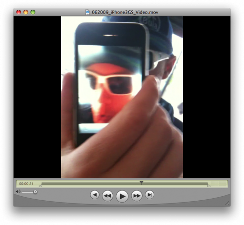iPhone 3G S Video Test
