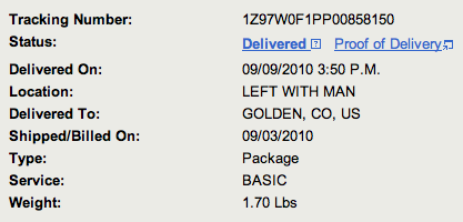 UPSman Delivery