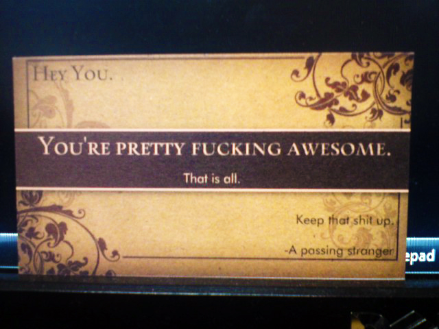 070811 You're Pretty Awesome