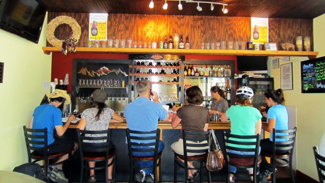 Inside the Eddyline Brewery in Buena Vista Colorado