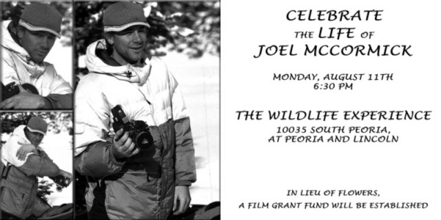 Celebration of Joel McCormick